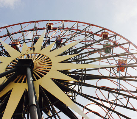 Low Angle View Of Ferris Wheel