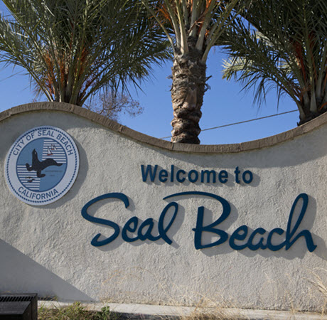 Welcome to Seal Beach Sign